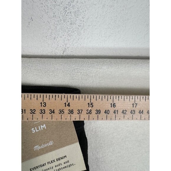 Madewell mens Slim Jeans black sz 28x32 everyday flex - Picture 6 of 12